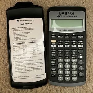 TI BA-II Plus Accounting calculator